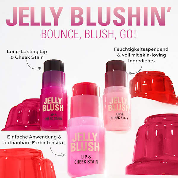Blush Stick Jelly Strawberry Pink REVOLUTION