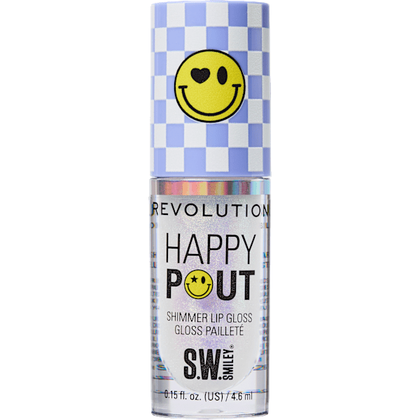 Lipgloss Happy Pout Shimmer, Smiley World Stellar Shine REVOLUTION