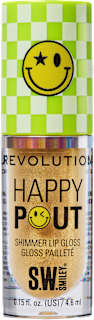 Lipgloss Happy Pout Shimmer, Smiley World Sunbeam REVOLUTION