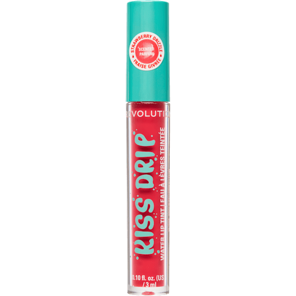 Lipgloss Kiss Drip Water Lip Tint Strawberry Drizzle REVOLUTION