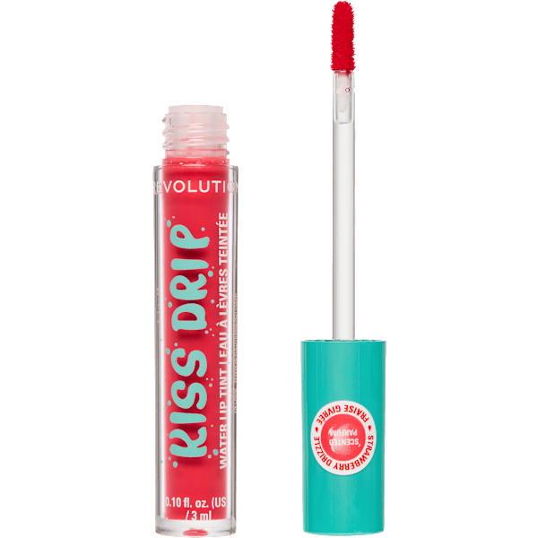 Lipgloss Kiss Drip Water Lip Tint Strawberry Drizzle REVOLUTION