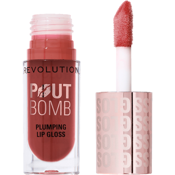 Lipgloss Pout Bomb, Cookie Warm Nude REVOLUTION
