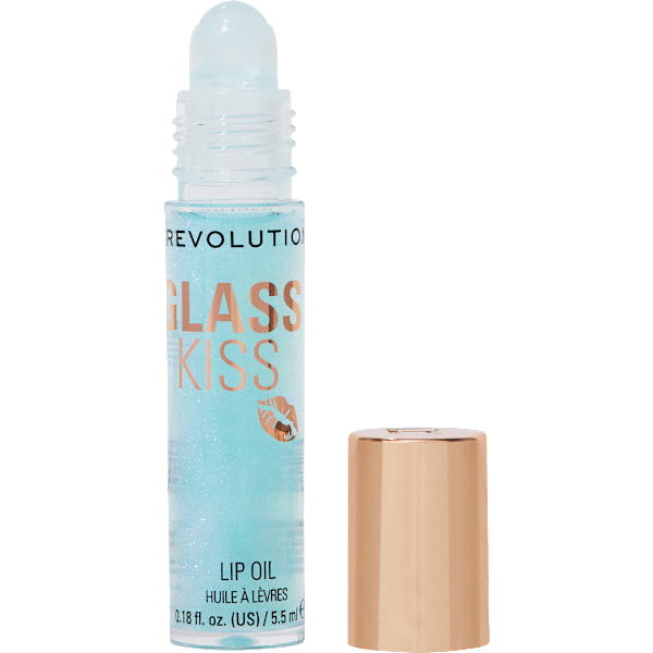 Lippenöl Glass Kiss Roller Oil Blue REVOLUTION
