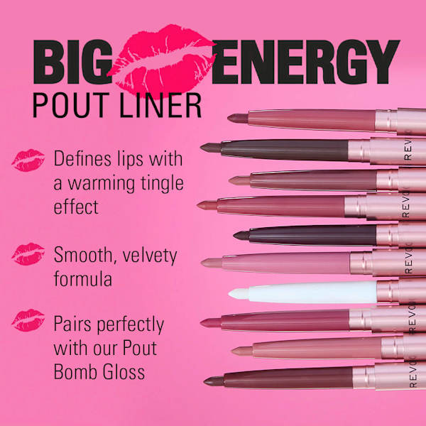 Plumping Lipliner Pout Bomb Chauffeur Nude REVOLUTION