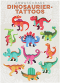 Abwaschbares Tattoos-Set Baby Dinos, mehrfarbig (12x17x0,2cm)  REX LONDON