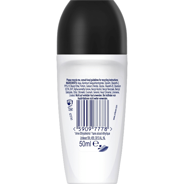 Antitranspirant Deo Roll-on Nonstop Protection Invisible Aqua Rexona