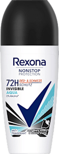 Antitranspirant Deo Roll-on Nonstop Protection Invisible Aqua Rexona