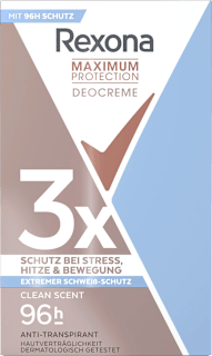 Antitranspirant Deocreme Maximum Protection Clean Scent Rexona
