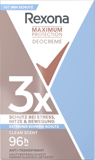 Antitranspirant Deocreme Maximum Protection Clean Scent Rexona