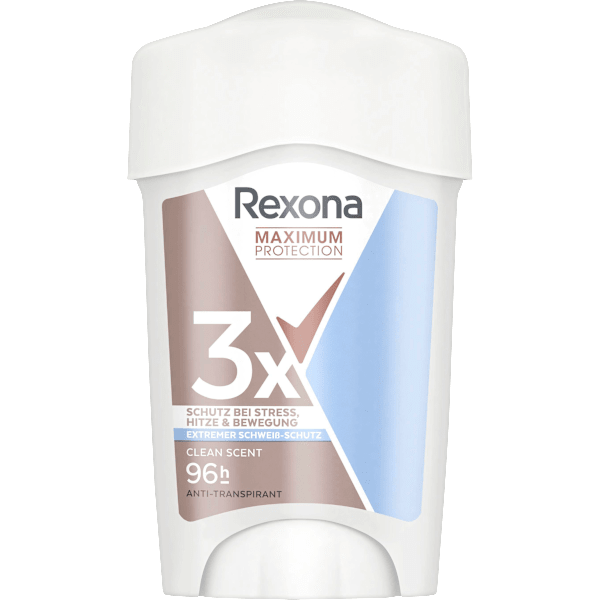 Antitranspirant Deocreme Maximum Protection Clean Scent Rexona