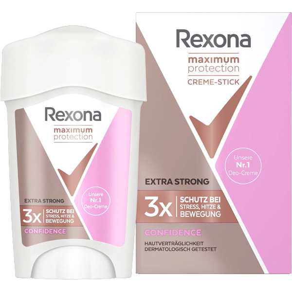 Antitranspirant Deocreme Maximum Protection Confidence Rexona