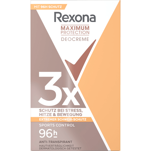 Antitranspirant Deocreme Maximum Protection Sports Control Rexona