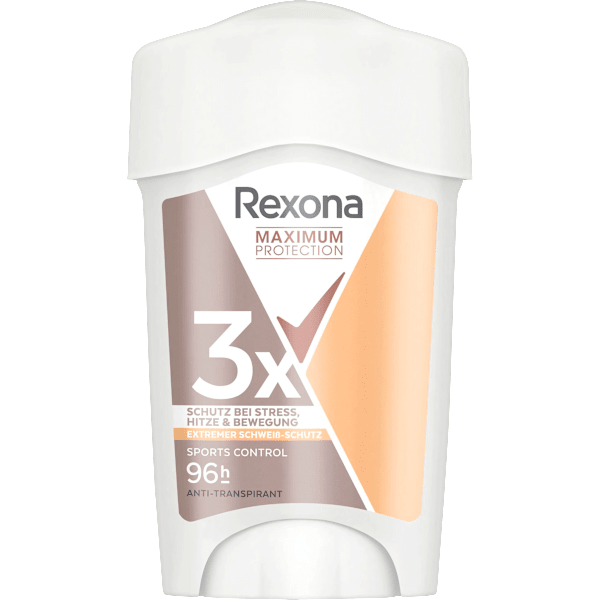 Antitranspirant Deocreme Maximum Protection Sports Control Rexona