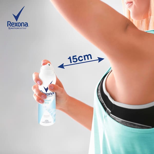 Antitranspirant Deospray cotton dry Rexona