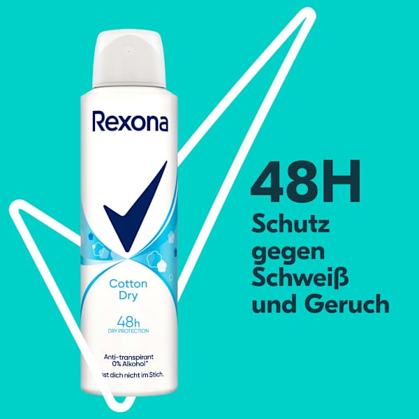 Antitranspirant Deospray cotton dry Rexona