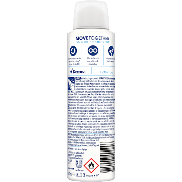 Antitranspirant Deospray cotton dry Rexona