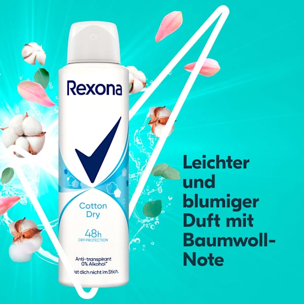 Antitranspirant Deospray cotton dry Rexona
