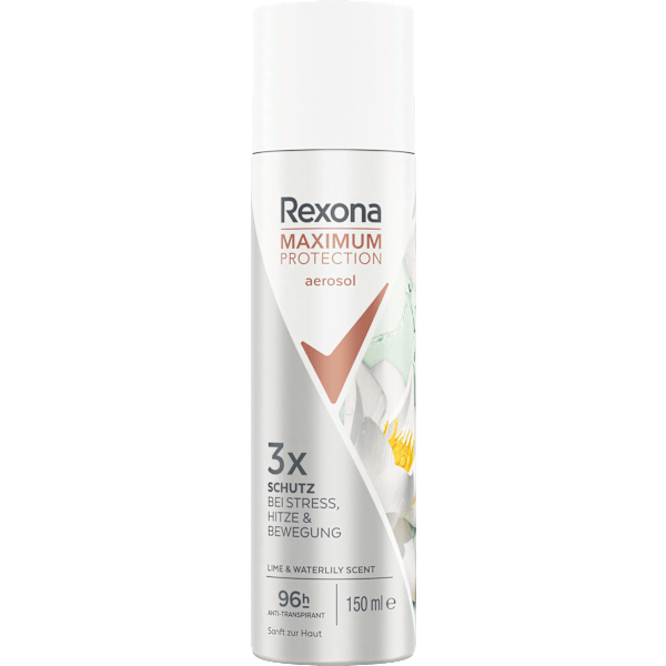 Antitranspirant Deospray Maximum Protection Lime & Waterlily Scent Rexona