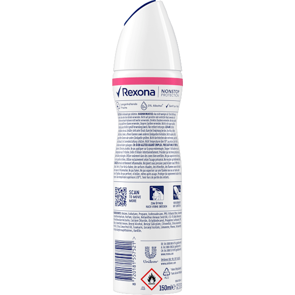 Antitranspirant Deospray Nonstop Protection Bright Bouquet Rexona