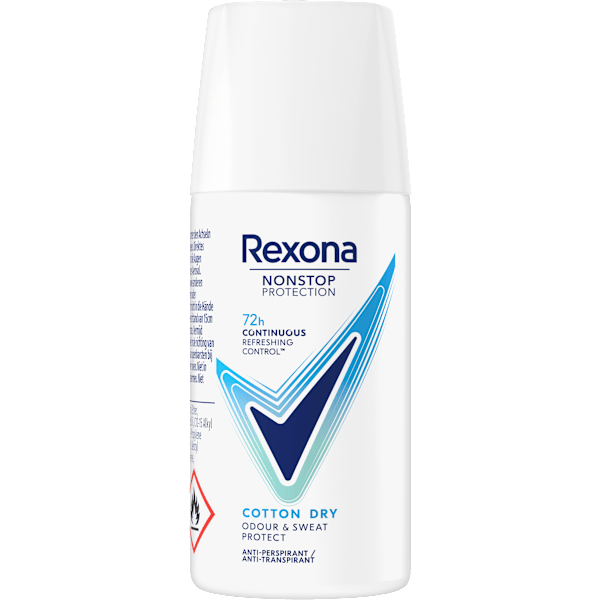 Antitranspirant Deospray Nonstop Protection Cotton Dry, Reisegröße Rexona