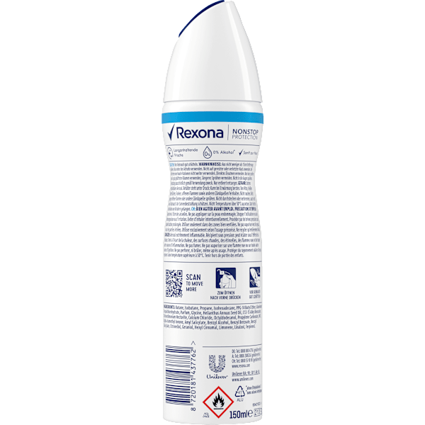Antitranspirant Deospray Nonstop Protection Cotton Dry Rexona