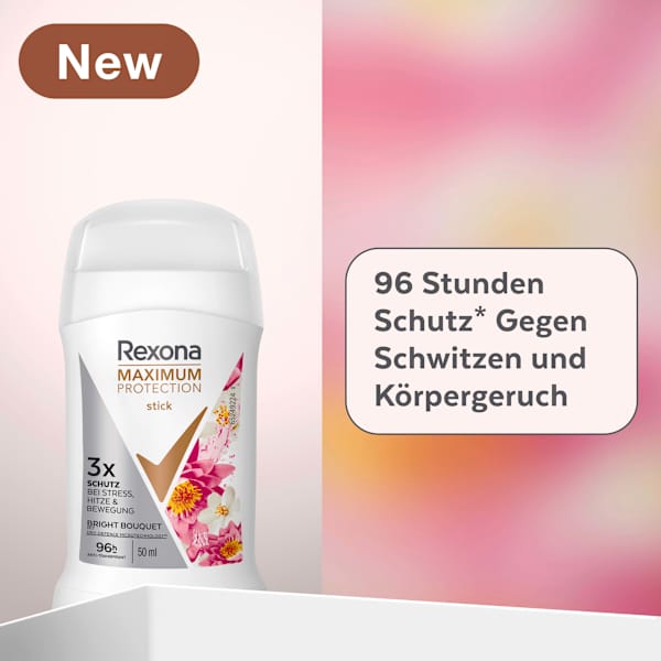 Antitranspirant Deostick Maximum Protection Bright Bouquet Rexona