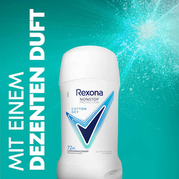 Antitranspirant Deostick Nonstop Protection Cotton Dry Rexona