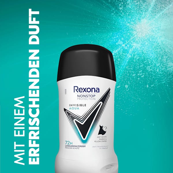 Antitranspirant Deostick Nonstop Protection Invisible Aqua Rexona