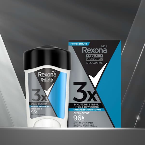 Antitranspirant Deocreme Men Maximum Protection Clean Scent Rexona men