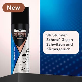 Antitranspirant Deospray Maximum Protection Cobalt Dry Rexona men