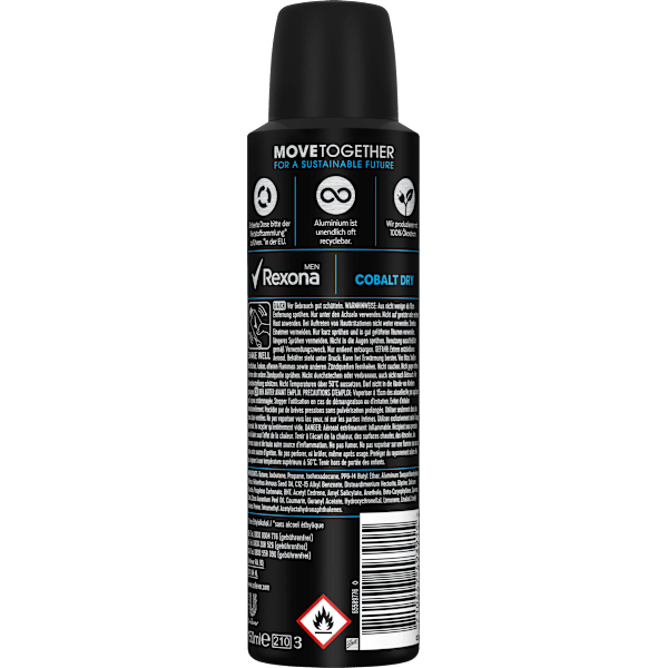 Antitranspirant Deospray Men Cobalt Dry Rexona men