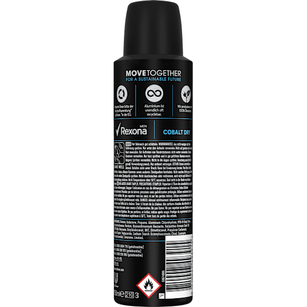 Antitranspirant Deospray Men Cobalt Dry Rexona men