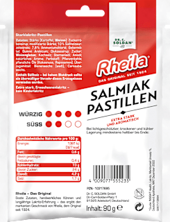 Pastillen, Salmiak Rheila