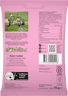 Bonbon, Alpen Salbei Ricola