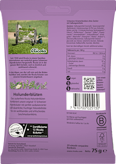 Bonbon, Holunderblüten  Ricola