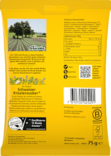 Bonbon, Original Kräuterzucker Ricola