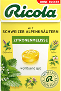 Bonbon, Zitronenmelisse, zuckerfrei, in der Taschenbox Ricola