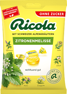 Bonbon, Zitronenmelisse  Ricola