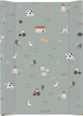 Wickelauflage grün, Motiv Bauernhof, 50 x 70 cm rotho babydesign