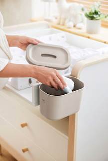 Wickeltisch Organizer KAYO klein, cappucino, 3.2 l rotho babydesign