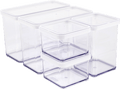 Wickeltisch Utensilo Set 5tlg, transparent rotho babydesign
