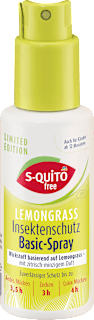 Insektenschutzspray Lemongrass Basic S-QUiTO free