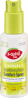 Insektenschutzspray Lemongrass Comfort S-QUiTO free