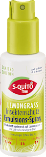 Insektenschutzspray Lemongrass Emulsion S-QUiTO free