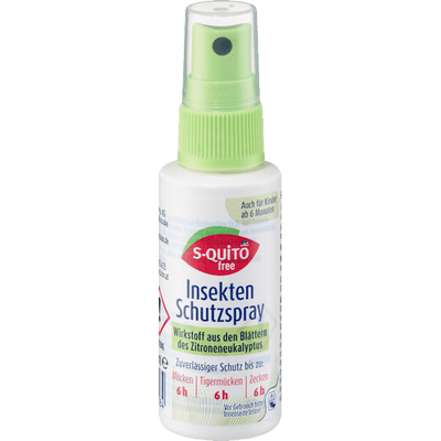 S-QUiTO free Insect repellent spray, travel size, 50 ml