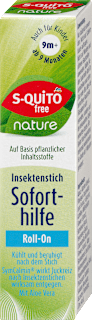 Insektenstich Roll-on, Soforthilfe Kräuterfluid S-QUiTO free