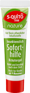 Insektenstichgel Soforthilfe Kids mit Kräutern, nature S-QUiTO free