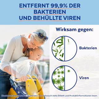 Desinfektionstücher 2in1, Reisegröße Sagrotan