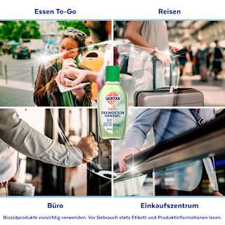 Handdesinfektionsgel Aloe Vera, Reisegröße Sagrotan