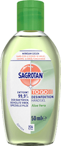 Handdesinfektionsgel Aloe Vera, Reisegröße Sagrotan